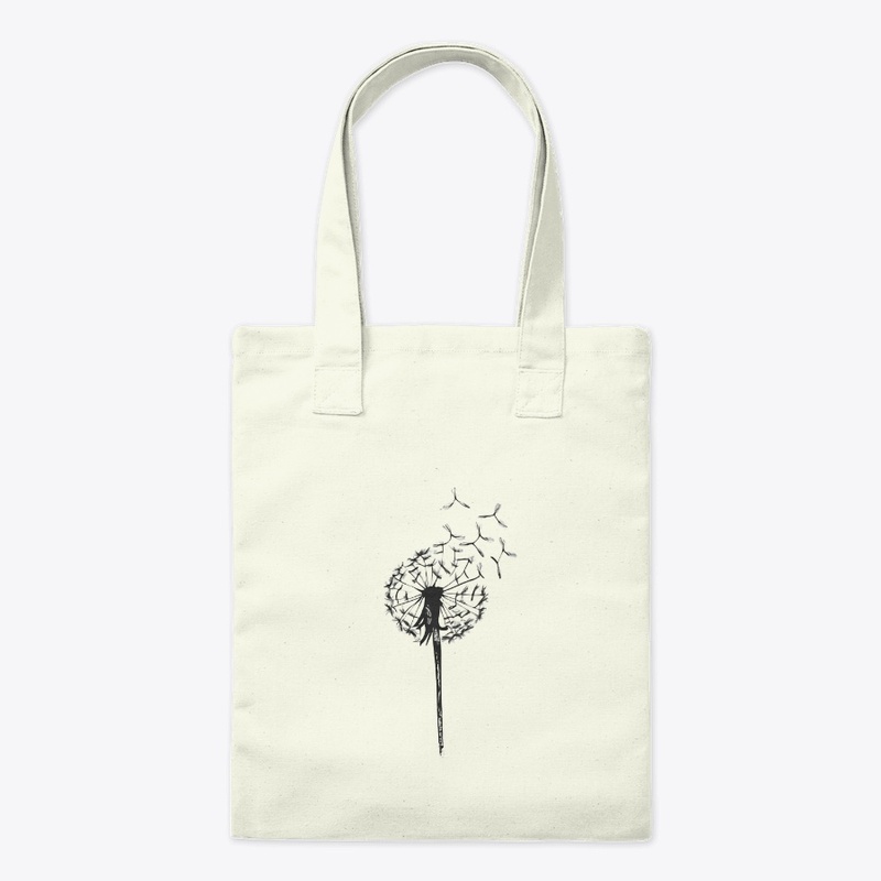 Dandelion blowing