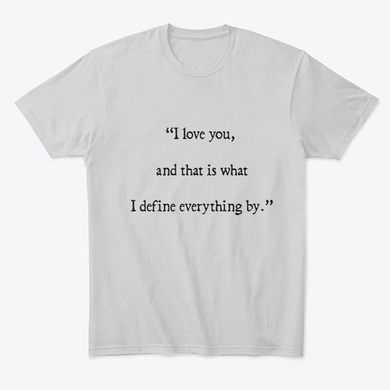 I love you