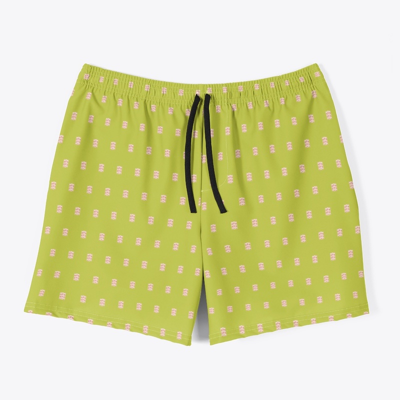 Printed Swim Trunks