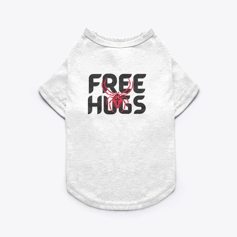 FREE HUGS SPIDER T SHIRT