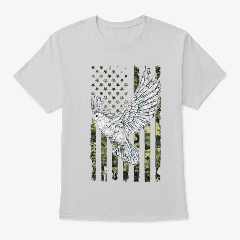 American flag dove