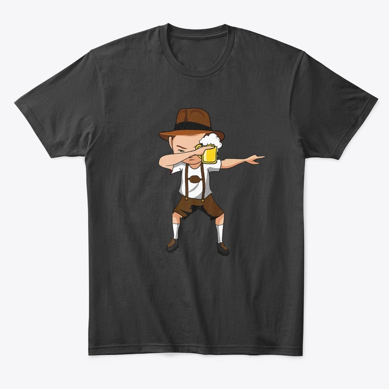 Lederhosen Dabbing Oktoberfest Men Shirt