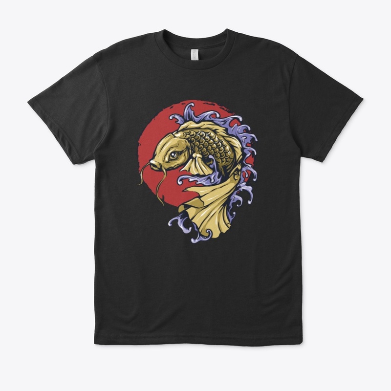 Lucky koi Fish Tatoo T shirts