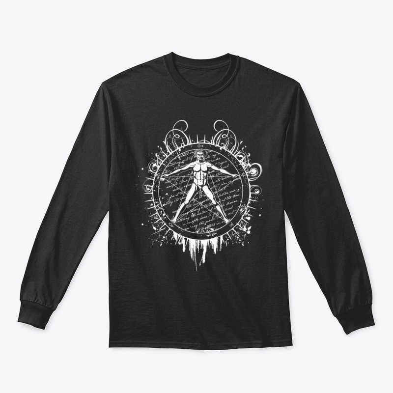 Agrippa Pentagram   Vitruvian Man (Flora