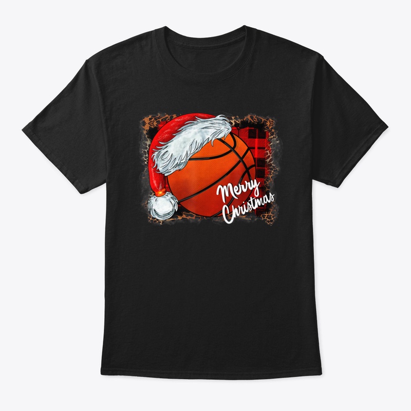 CHRISTMAS BASKETBALL BALL SANTA HAT SPOR