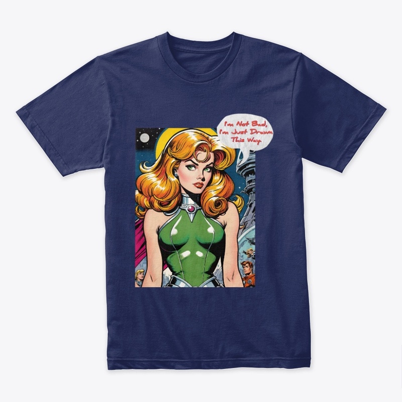 Funny Sexy Pun Trendy Comic Art Style 