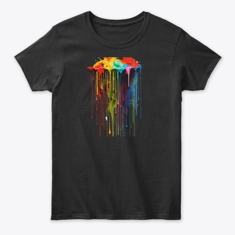 Vibrant Drip Logo T-shirt