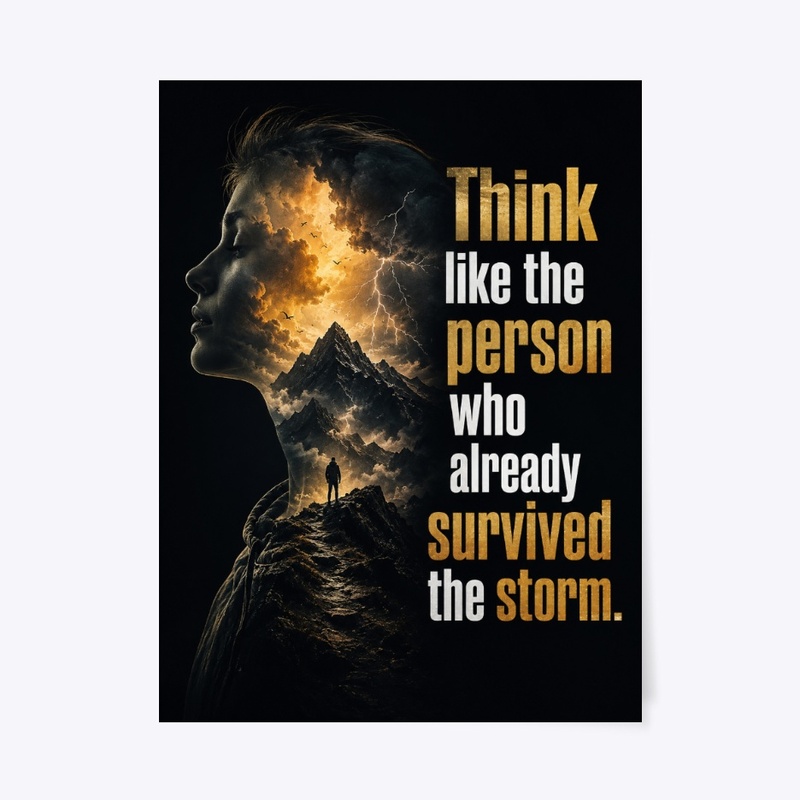 Survived The Storm Print