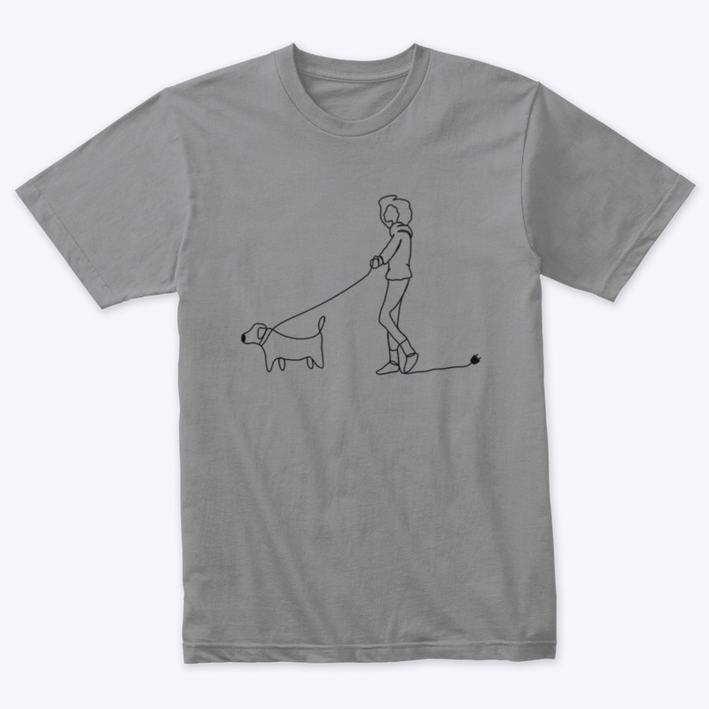 Unplug Dog Black Line