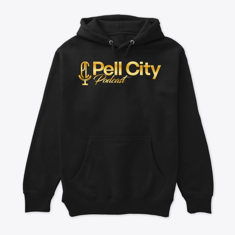 Pell City Podcast (Black with Gold Text)