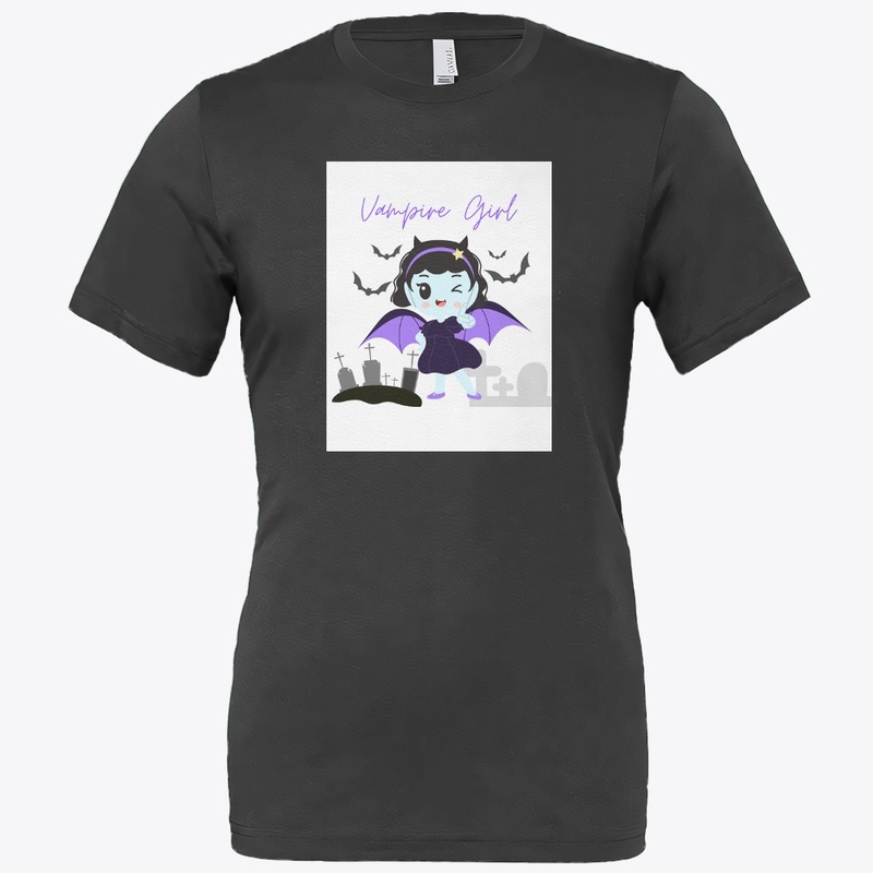 Vampire Girl In Graveyard