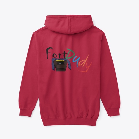 Fort Dudy Deep Red T-Shirt Back