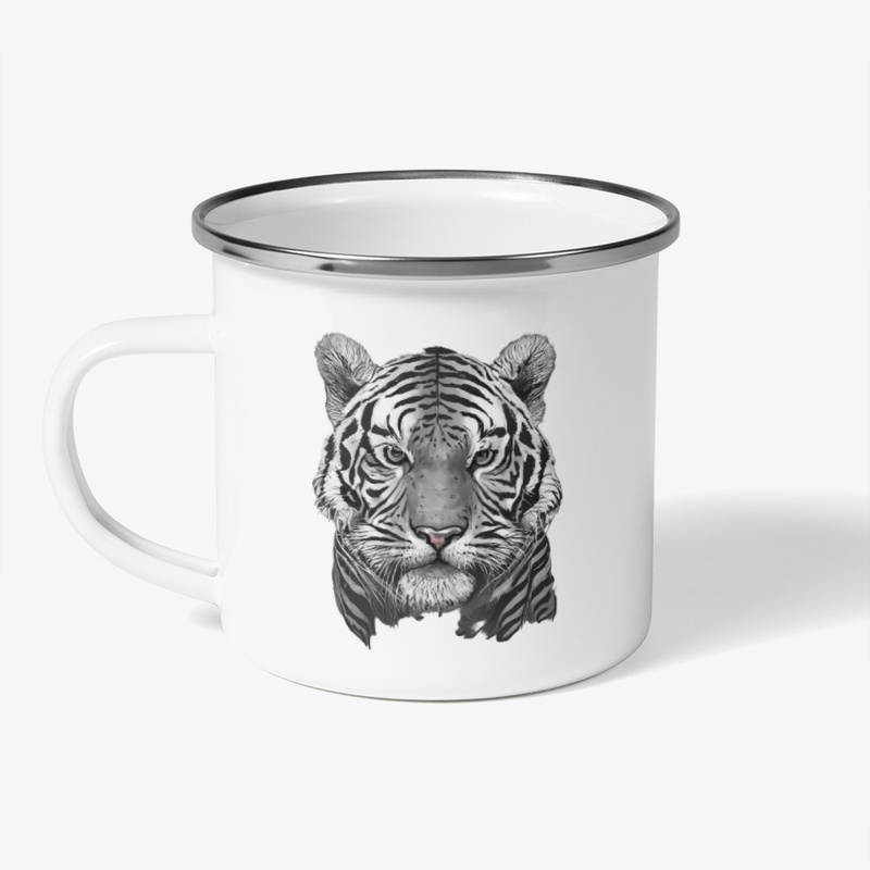 black and white tiger