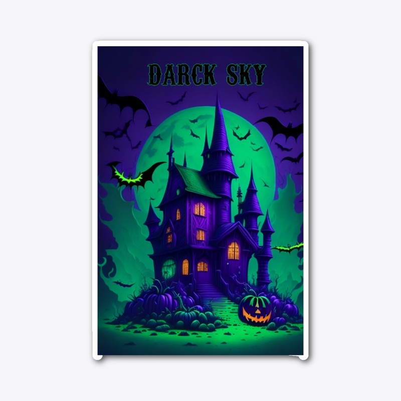 neon colour halloween