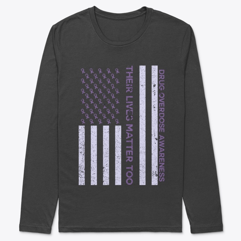 Drug Overdose Awareness Flag