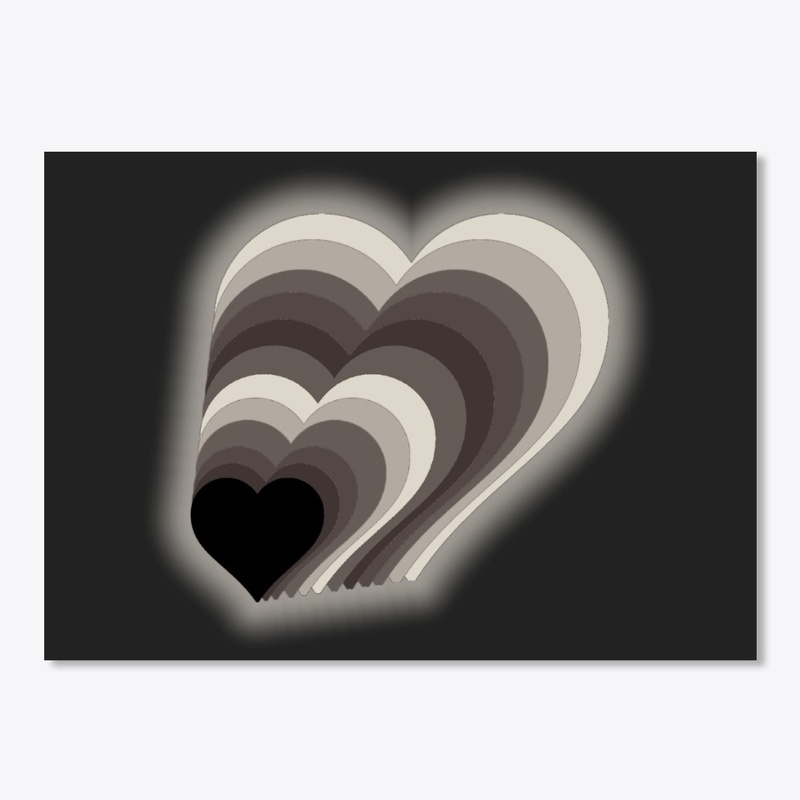 Hearts, hearts, hearts...in b&w