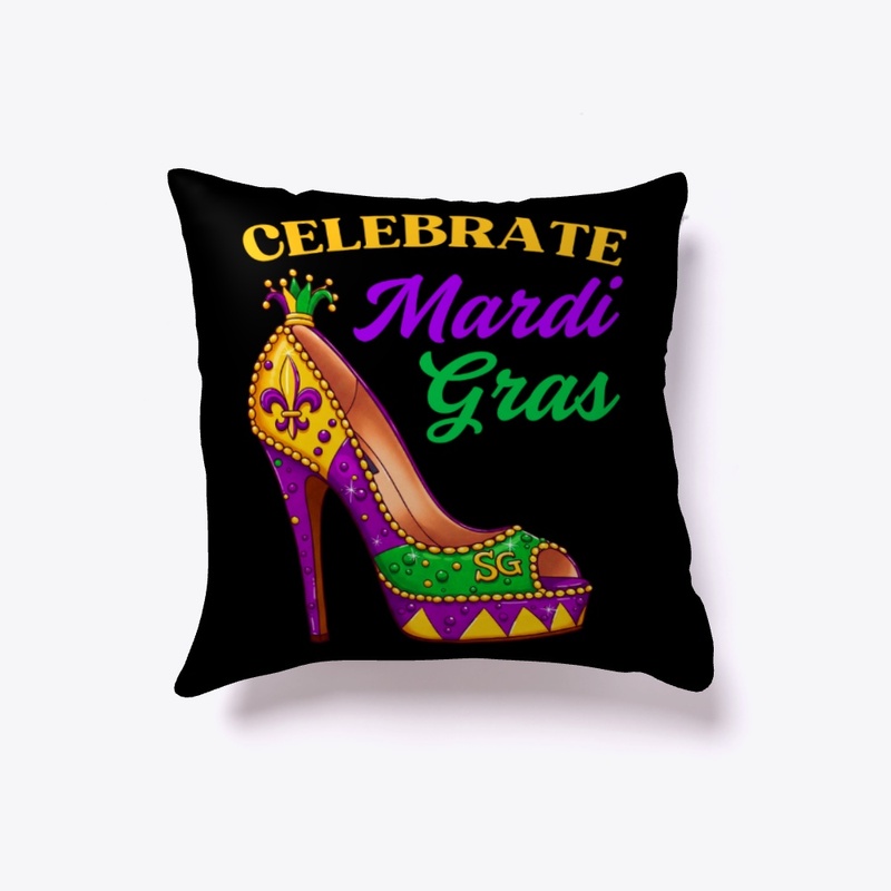 Mardi Gras Stiletto High Heel