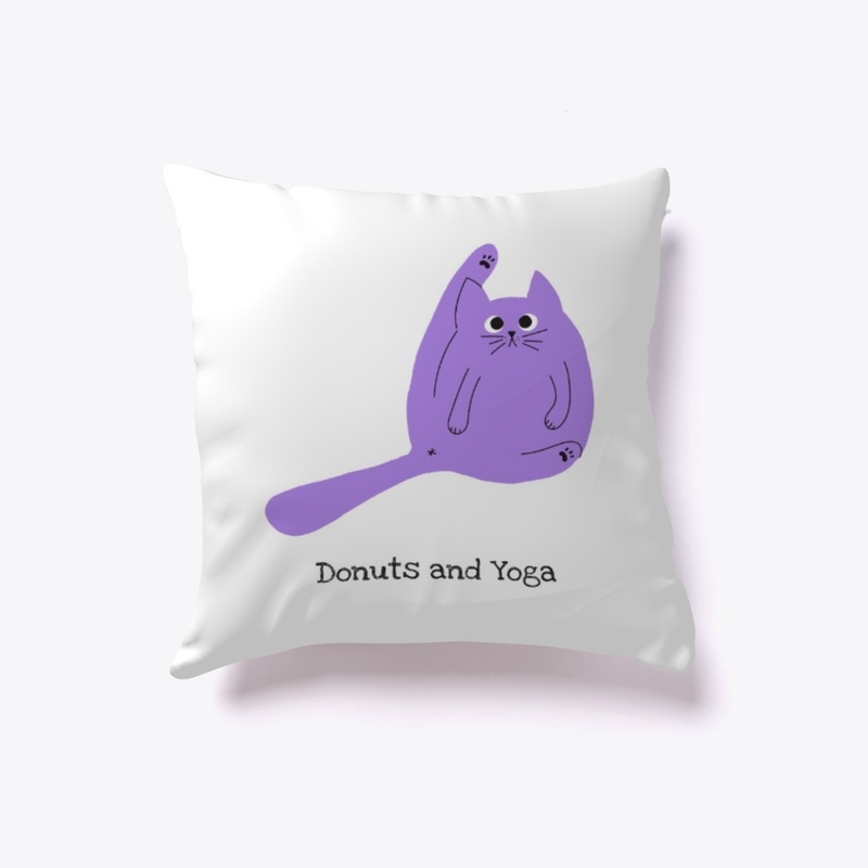 Donuts and yoga cat