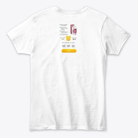 Artrolux+ Cream White T-Shirt Back