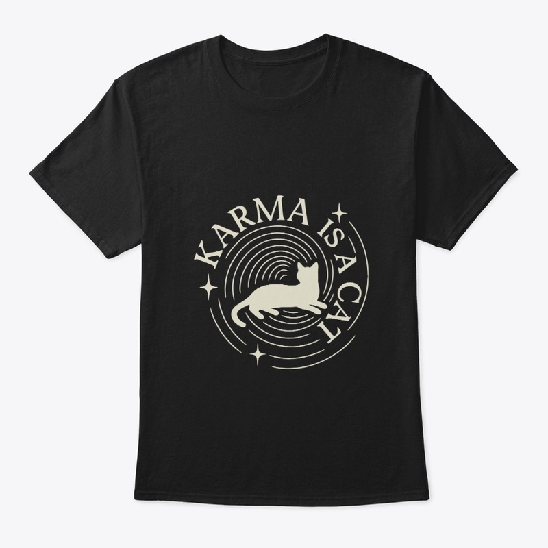 Karma Is a Cat Pastel Art Gift  