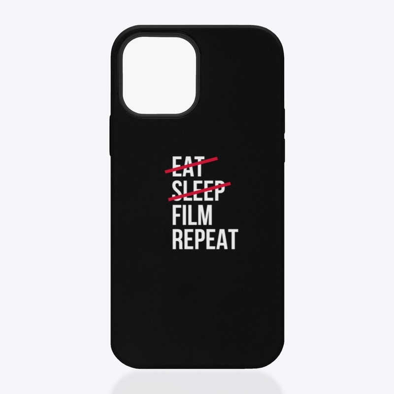 Eat Sleep Film Repeat design