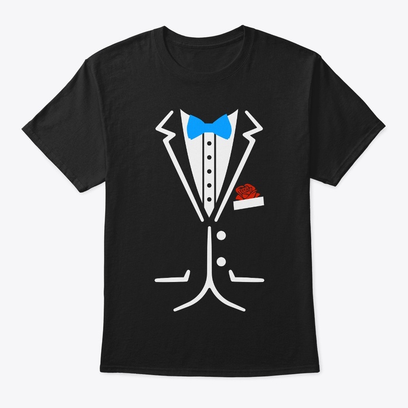 Fake Tuxedo Funny Lazy Wedding Fake Suit