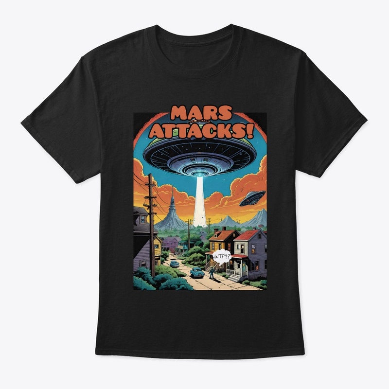 Mars Attacks Funny Vintage Comic Art 