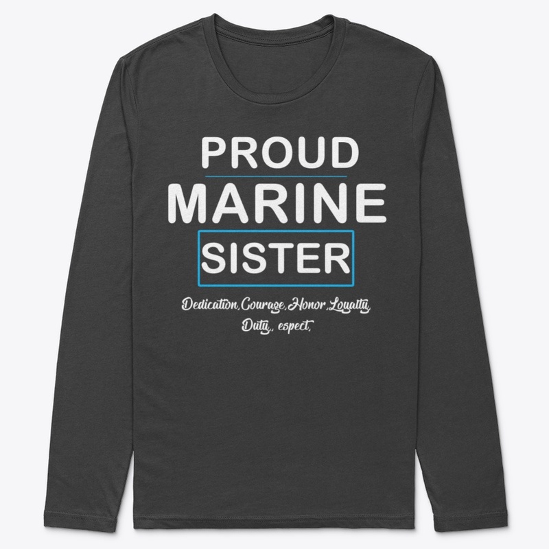 Proud Marine Sister Tshirt