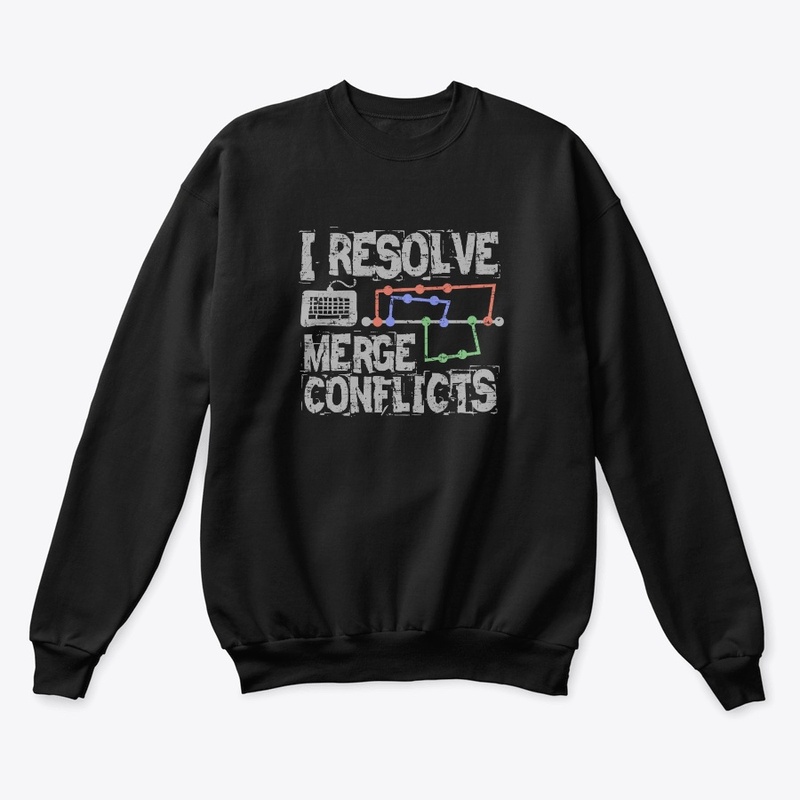 I Resolve Merge Conflicts Grunge