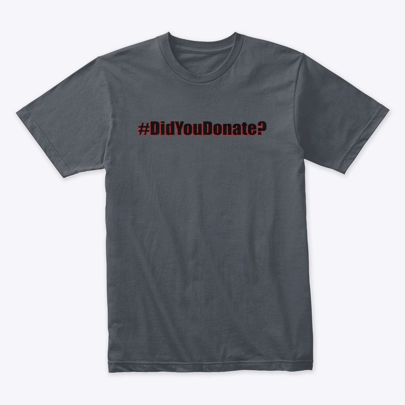 Did You Donate Black Logo