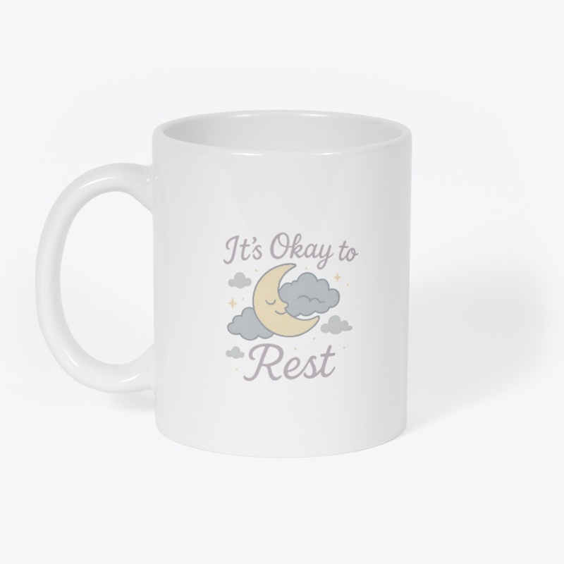 “It’s Okay to Rest – Mental Health Tee”