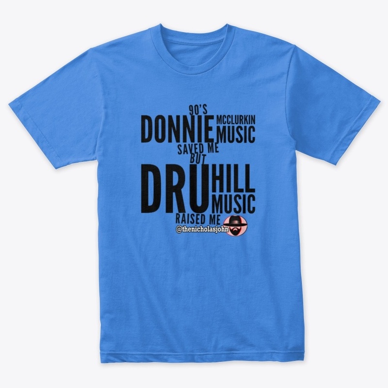 Donnie / Dru Hill Music Black Tee