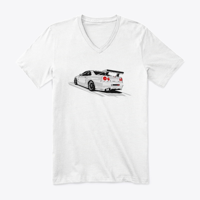 V-Neck Skyline Tshirt