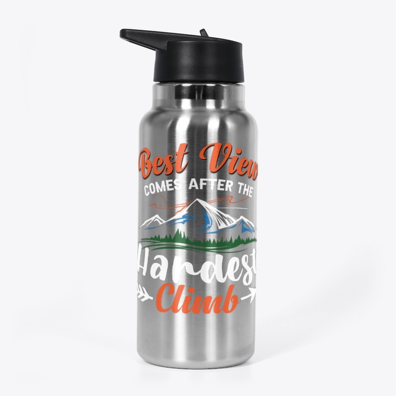 Hardest Climb Stainless Water Bottle