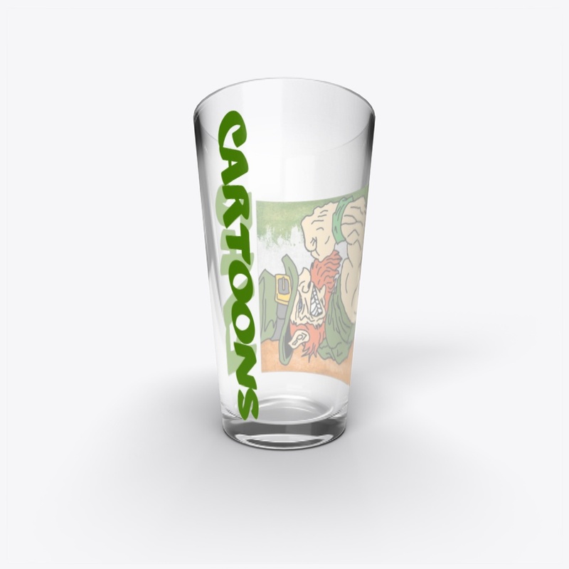 cartoons 24/7 pint glasses 