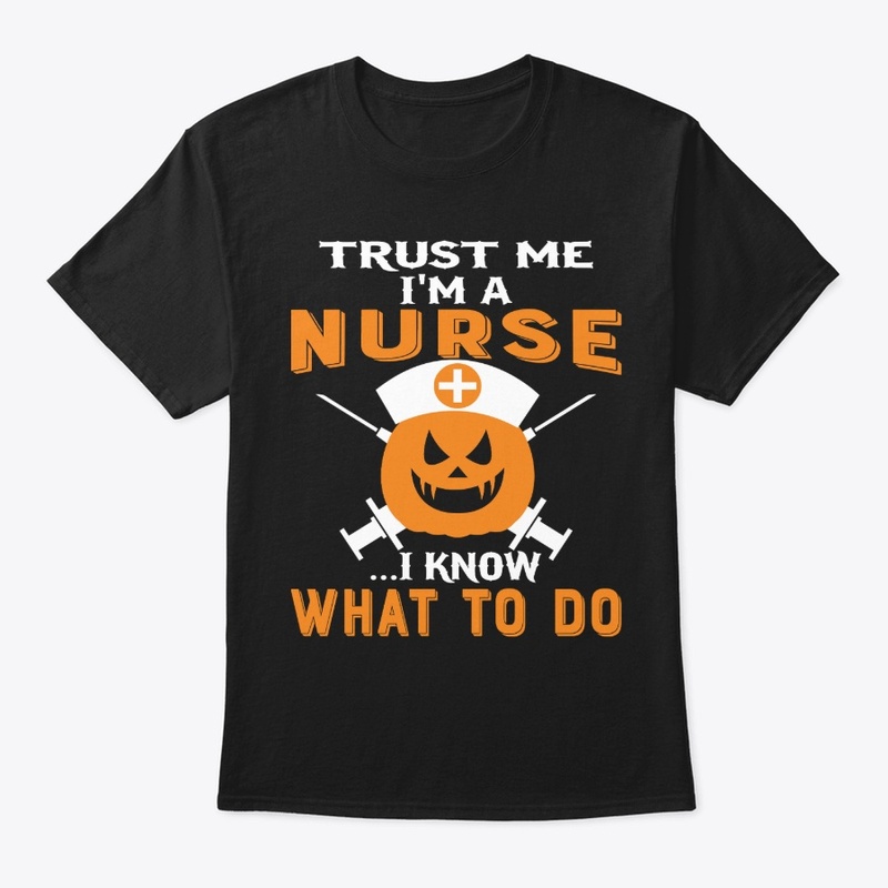 Trust me Im a nurse Halloween pumpkin 