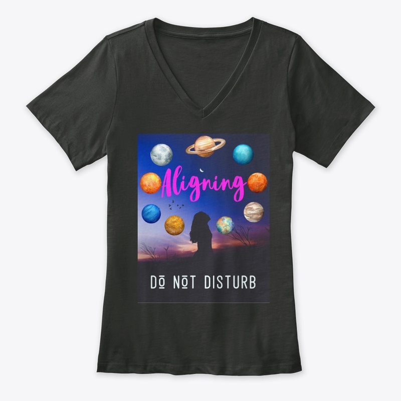 Aligning - Women's V-Neck Tee
