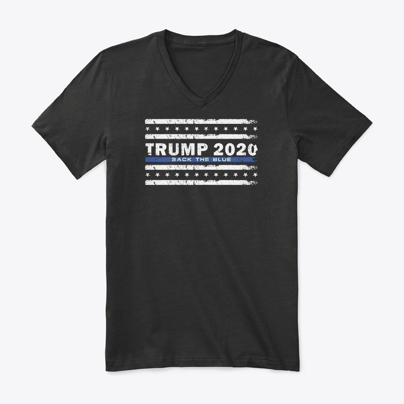 Back the Blue Thin Blue Line American Fl