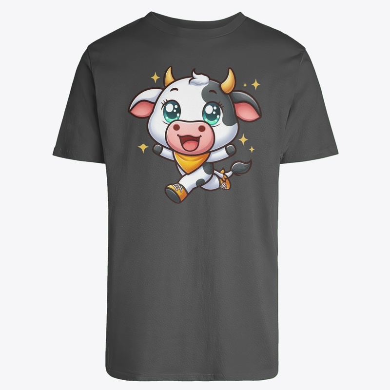 Cute cow with dance 