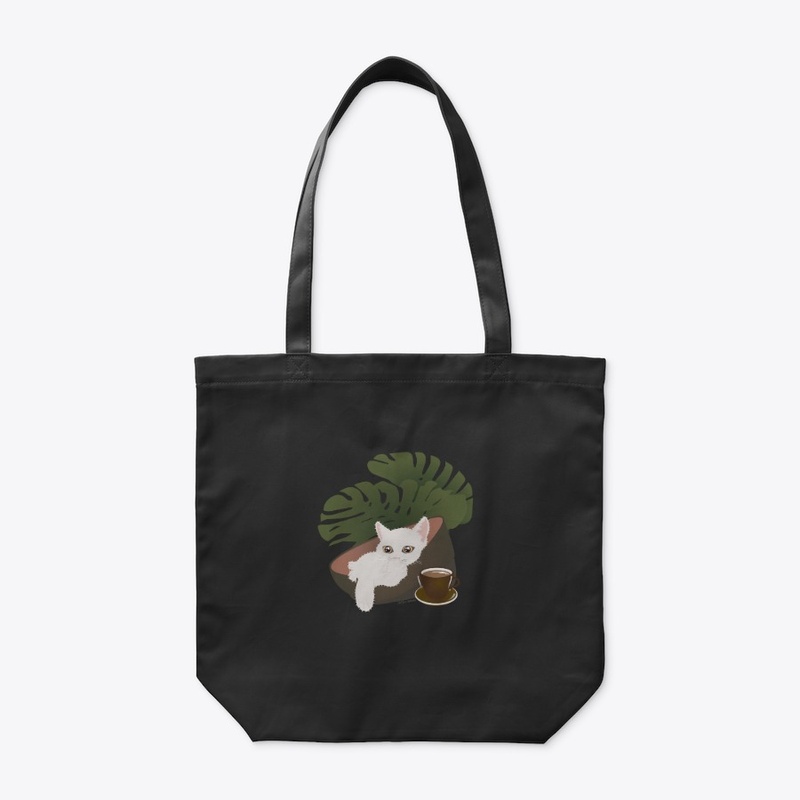 White Cat Coffee and her Montera Plant