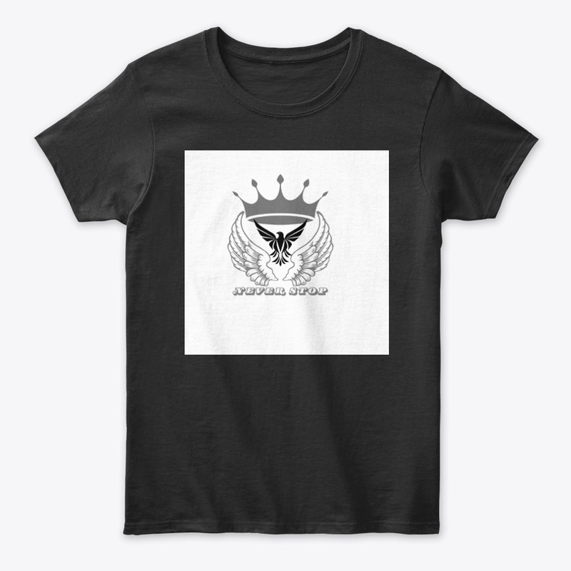 Never stop t-shirt 