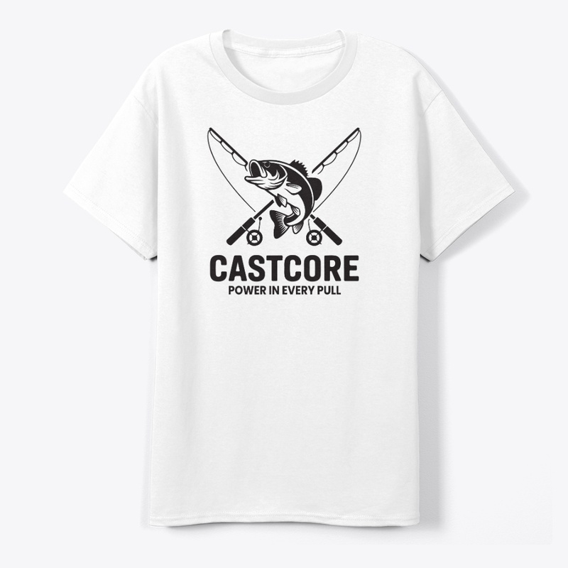 Castcore Power In Every Pull typography