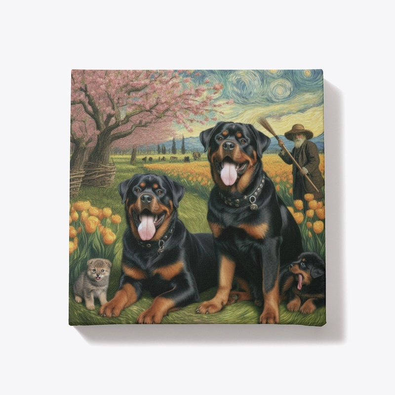 Rottweilers Spring