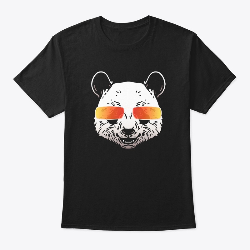 Cute Panda in Sunglasses (Colored+sg07)