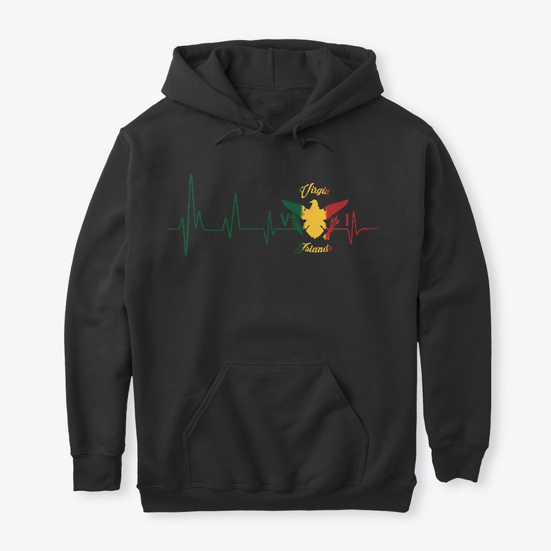 VIRGIN ISLANDS HEART BEAT TEE