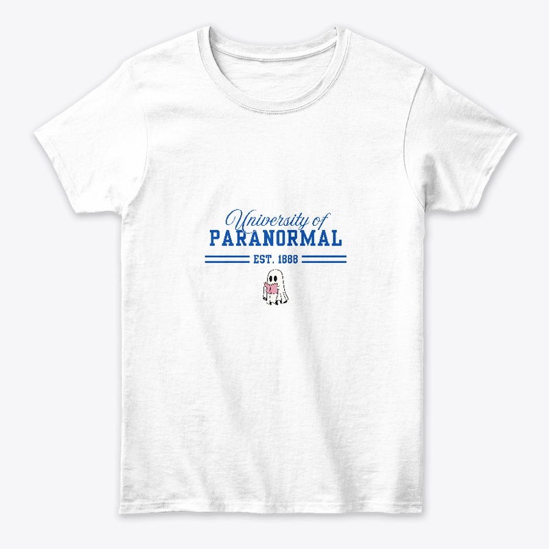 Univercity of Paranormal Blue letters 