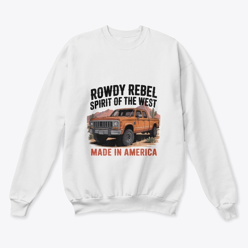 rowdy rebel spirit of the west design