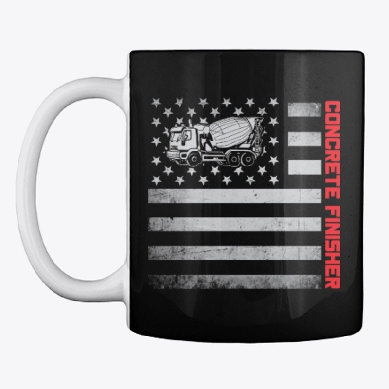 Concrete Finisher US Flag Mask