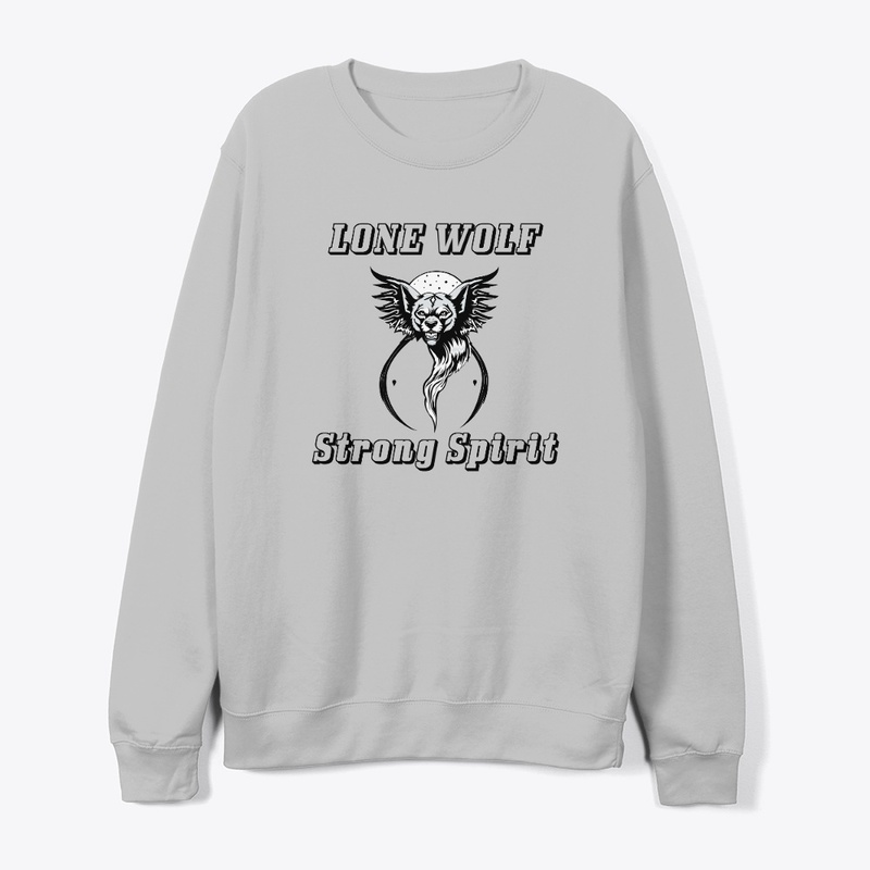 Wolf & Moon T-Shirt _ Wolf Strong Spirit