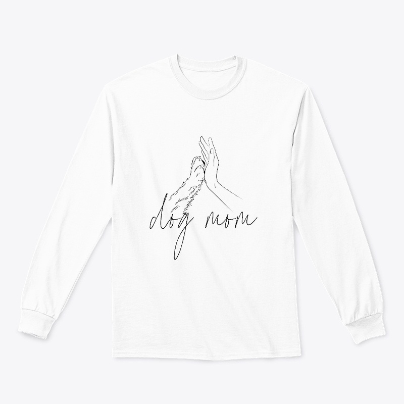 Dog Mom, paw to hand, Dog Mama Gift